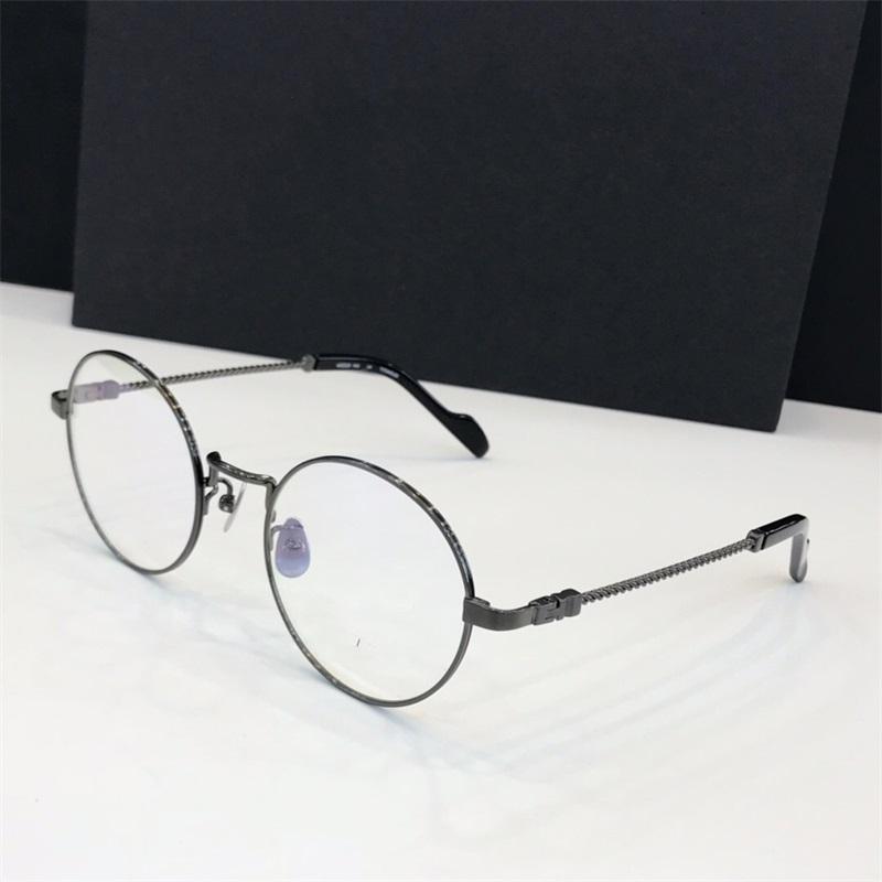 

Fashion Sunglasses Frames Round Metal Decorative Plain Eyewear Glass Unisex Optical Glasses UV Protective Windproof Eyeglasses