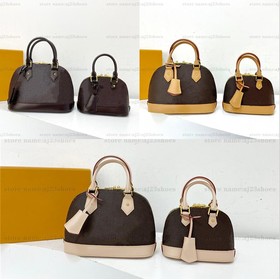 

25cm designers Womens Handbags Purses designer Bag Monograms Canvas Crossbody Totes Handbag ALMA BB Classic Vintage 18cm Mini Bag