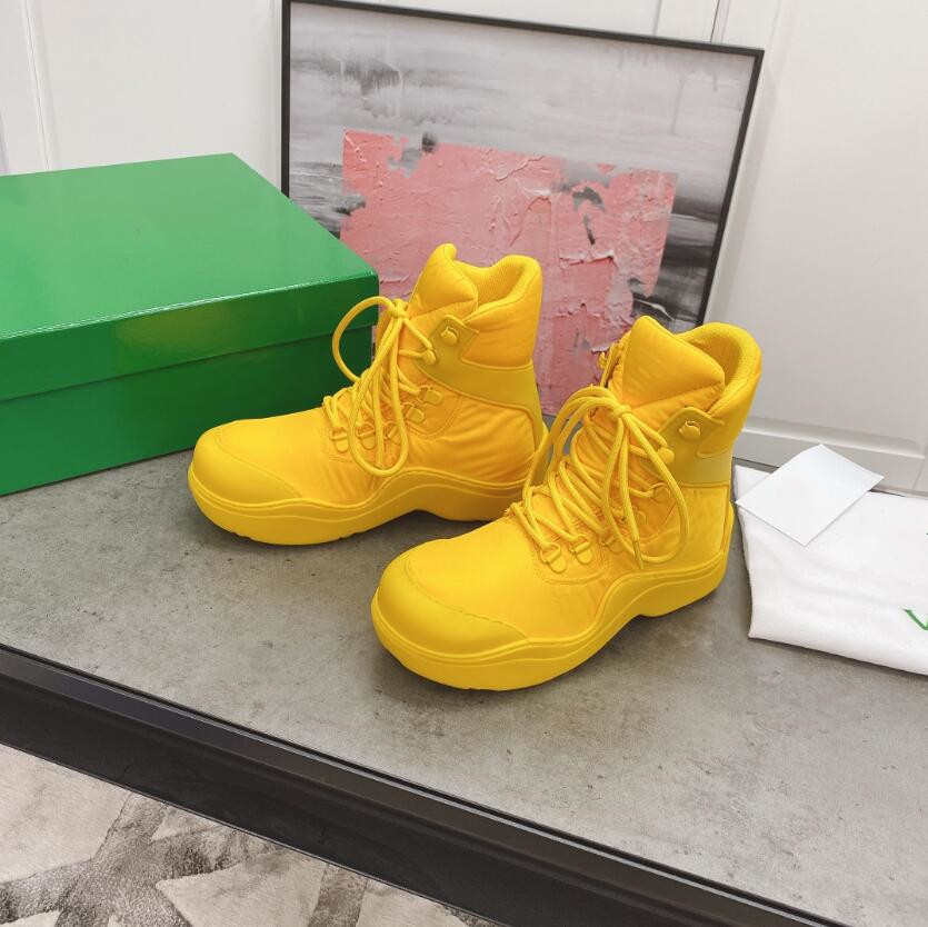 

2022 Fashion Luxury designer Puddle Bomber brand women boots Woman's Leather shoes ankle boots factory direct female round head Short b, Black