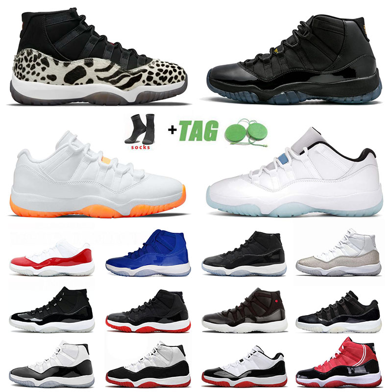 

Jumpman 11 11s Basketball Shoes Authentic For Mens High Quality Citrus Low Legend Blue Animal Instinct Jubilee 25th Space Jam Glitter Men Women Sports Sneakers, B6 36-47 cap and gown