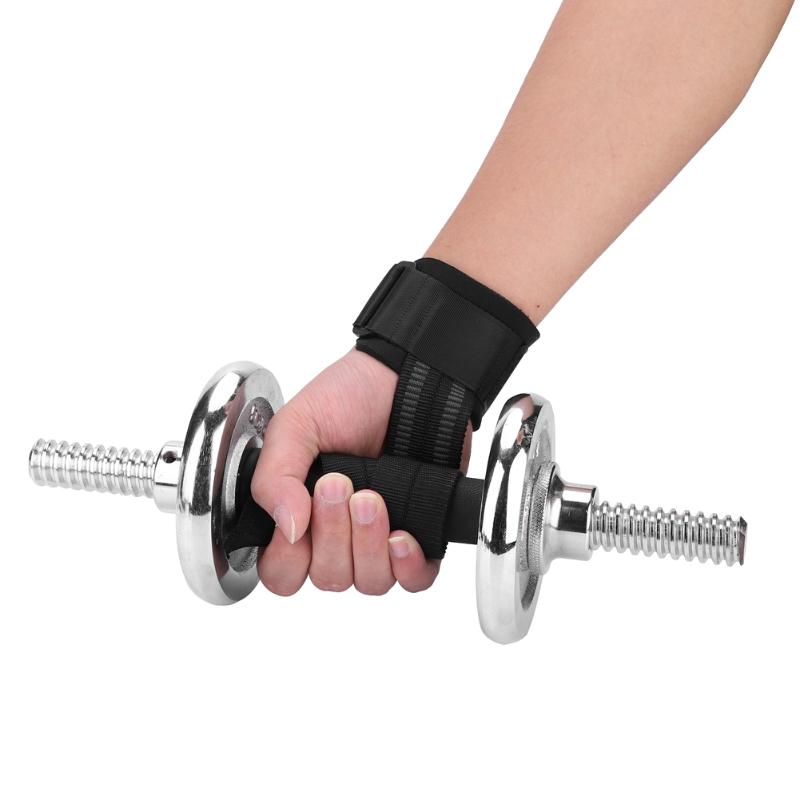 

Wrist Support Gym Weightlifting Training Weight Lifting Gloves Bar Grip Barbell Straps Wraps Hand Sport Fitness, As pic