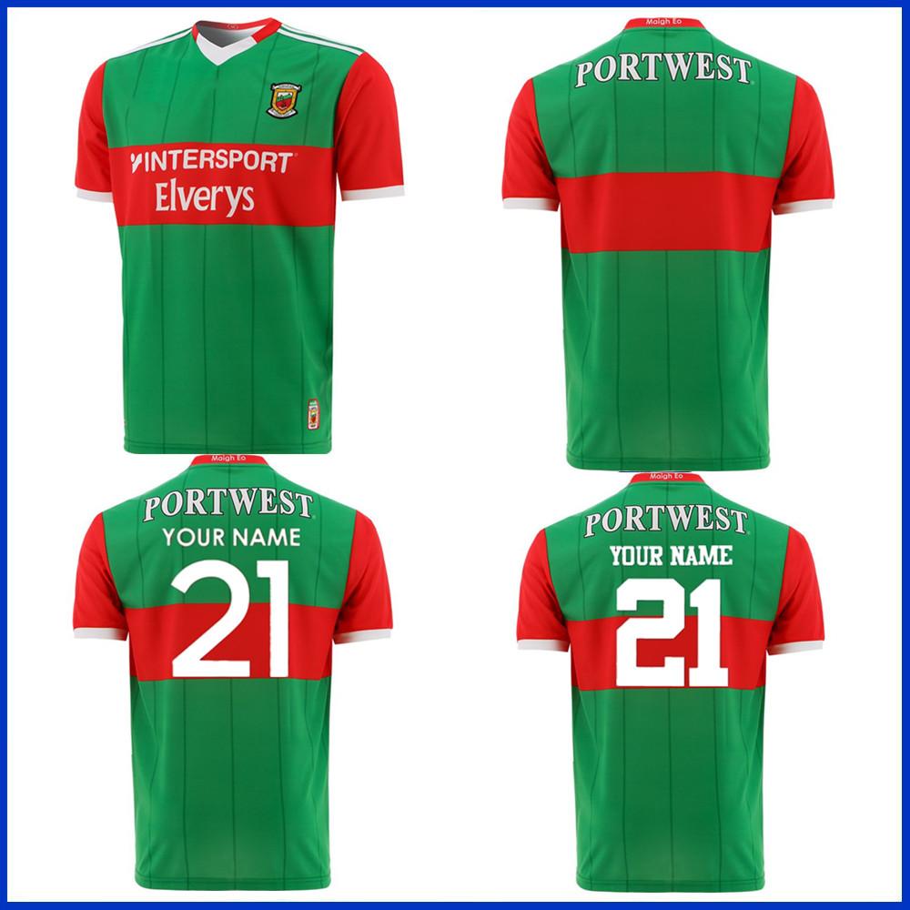 

2021 Mayo GAA Home Jersey 2021/22 IRELAND MAYO TRAINING RUGBY JERSEY size S-3XL-5XL, Black