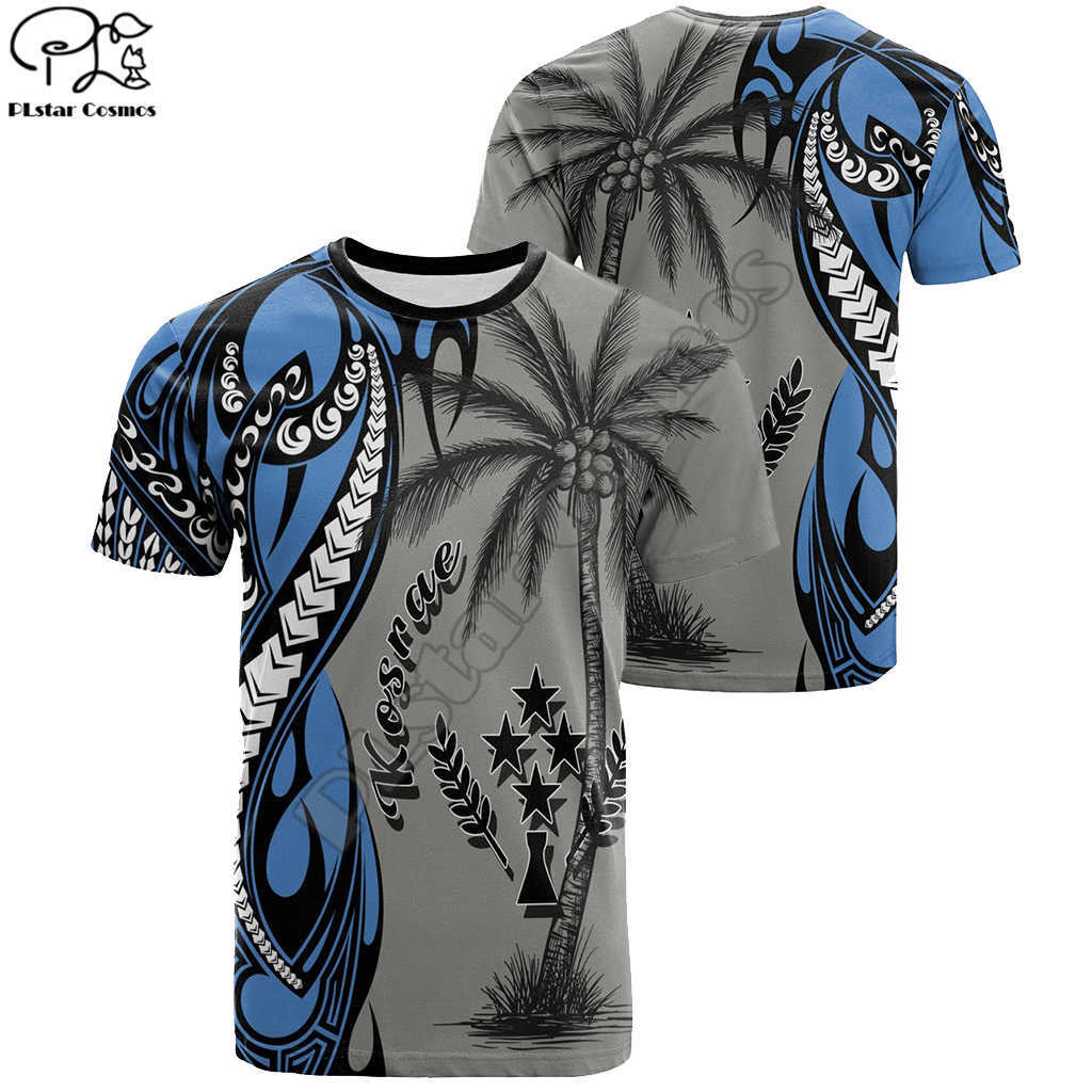 

PLstar Cosmos Polynesia Fashion Men/Women Kosrae T-shirts 3d Print Designed Summer Short Sleeve Tee Brand Tops Style-5 210629