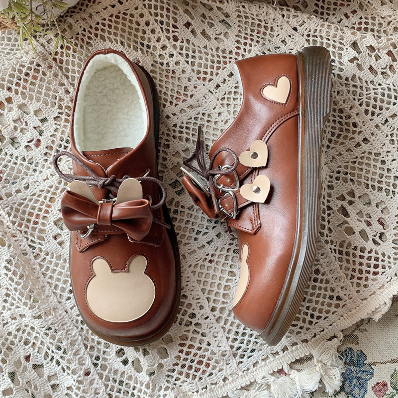 

Kawaii Japan Harujuku Sweet Girls Lolita New Spring Plus Hot Japanese Velvet Vintage Plutonium Students Cosplay Shoes Feminine 6y66