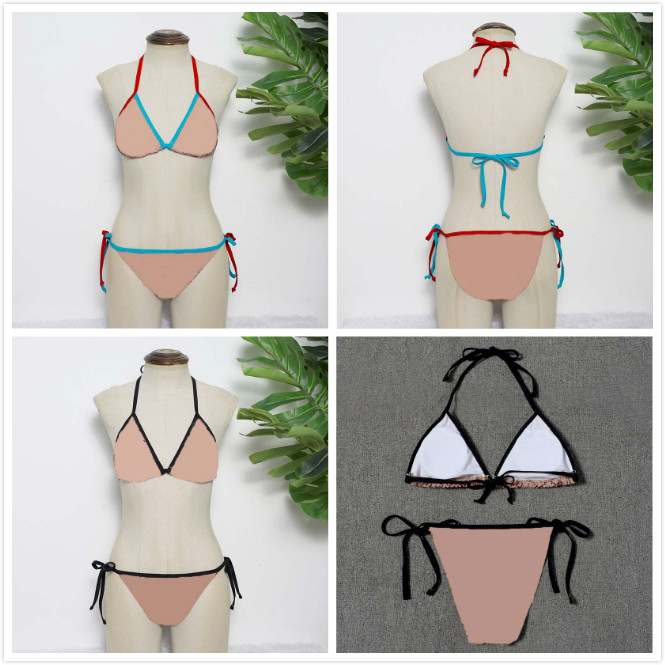 

New Arrival Fashion Women's Swimwear High Street Elements Female Sexy Bikinis Classical Bathing 6-Style available, White;black
