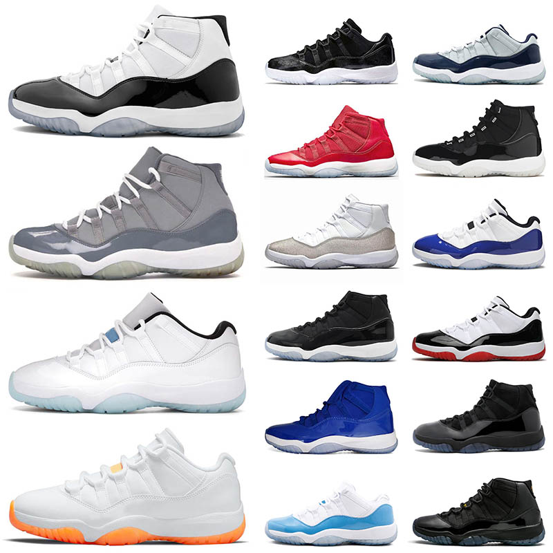 

Jumpman 11 Basketball Shoes 11s XI Sports Sneakers Citrus Low Legend Blue High 25th Concord Bred Space Jam Gamma Men Women Trainers, B16 snakeskin - pink 36-47