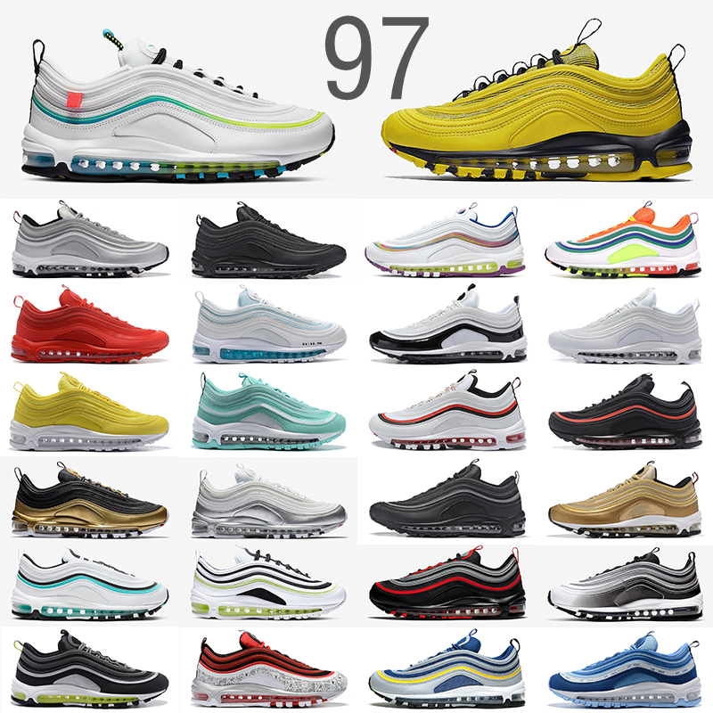 

97 mens womens running shoes Mschf Lil Nas x Satan Luke INRI Jesus 97s black bullet triple white undefeated UNDFTD sean wotherspoon gym red trainers sports sneakers, 29
