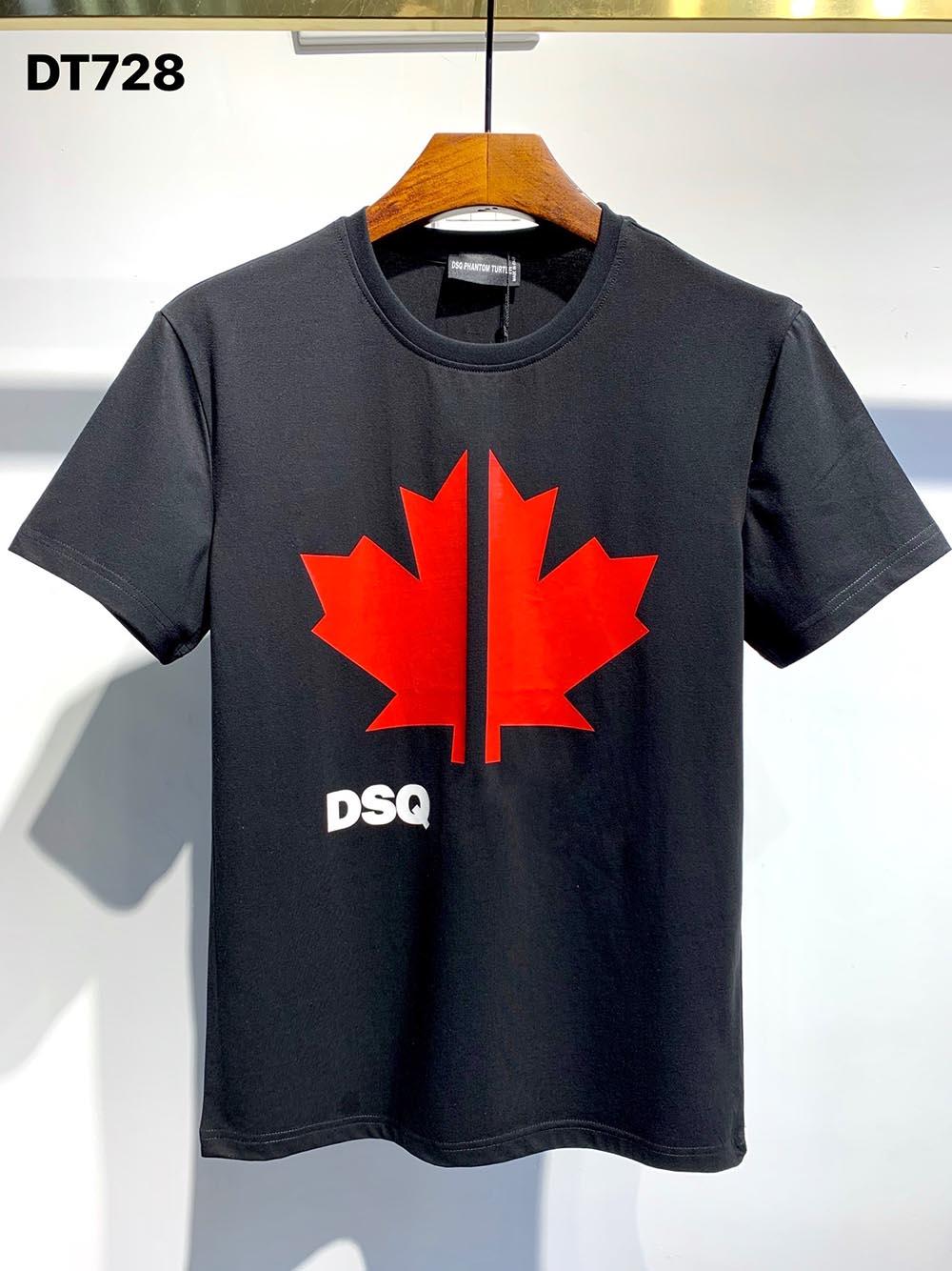 

DQ PHANTOM TURTLE 2020FW New Mens Designer T shirt Italy fashion Tshirts Summer DQ Pattern T-shirt Male Top Quality 100% Cotton Top 7540 EYj, White;black