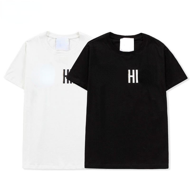 

22ss Mens T Shirts 3D Letters Fashion Women Casual Designer Shirt Hip-Hop Paris France Street Shorts Sleeve Clothing Tee Asian Size S-4XL, White;black