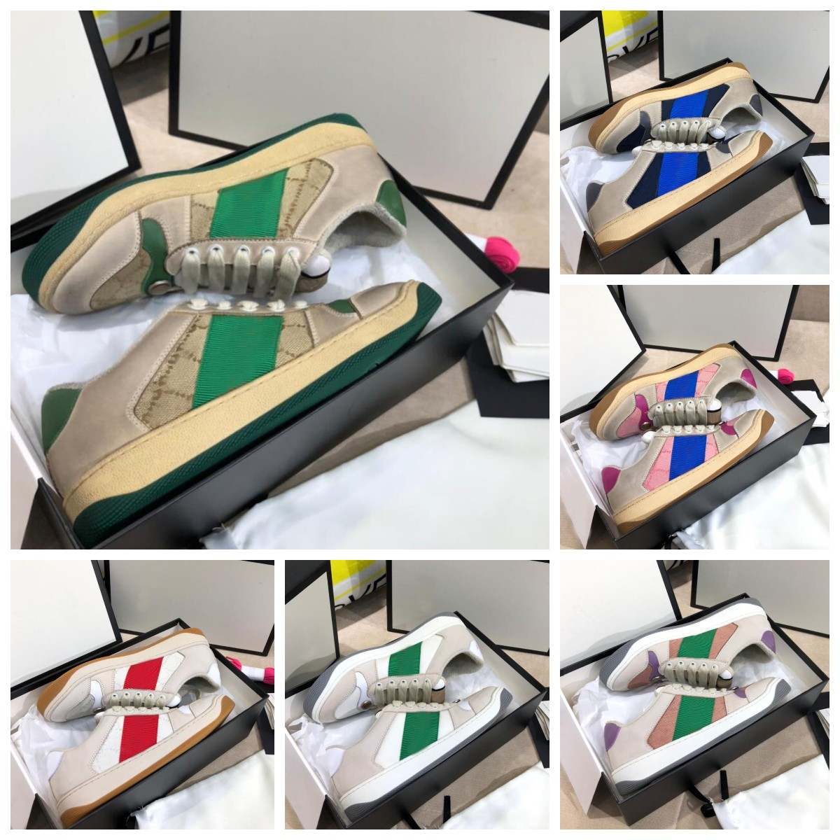 

Best designer top quality shoes screener men woman sports shoes ace retro casual ace shoes for women, Color 5