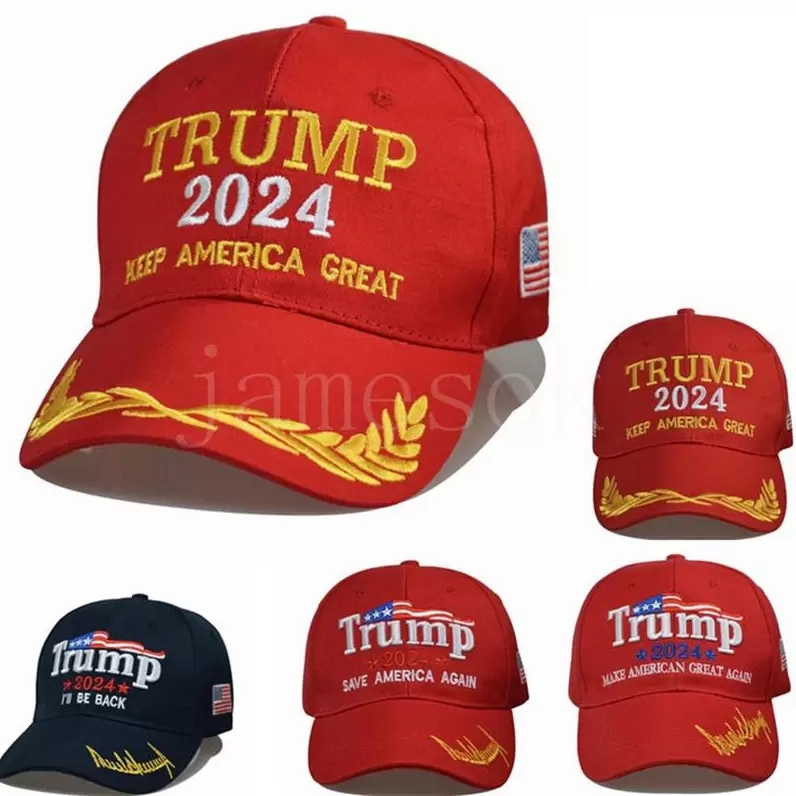 

14 styles Trump 2024 Embroidered hat men Truck cap USA Presidential Election Baseball caps unisex Sun Hats DB615, Multi