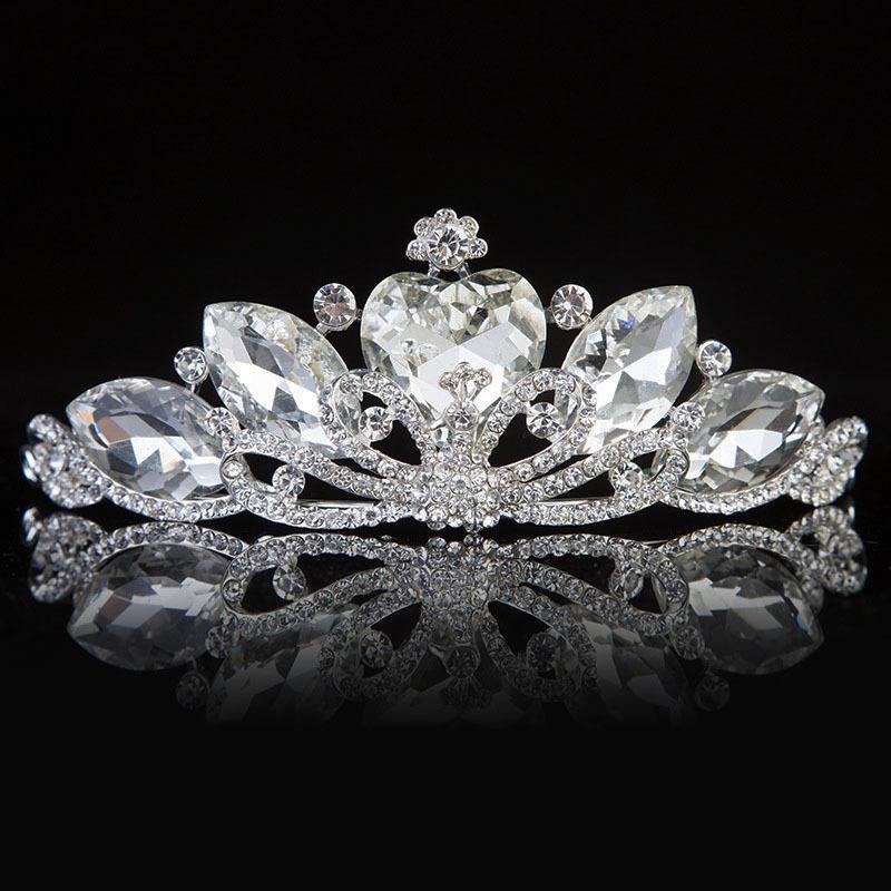 

Hair Clips & Barrettes Wedding Crown Jewelry Bridal Headpiece Woman Baroque Rhinestones Crystal Tiaras Bride Party Crowns Accessories