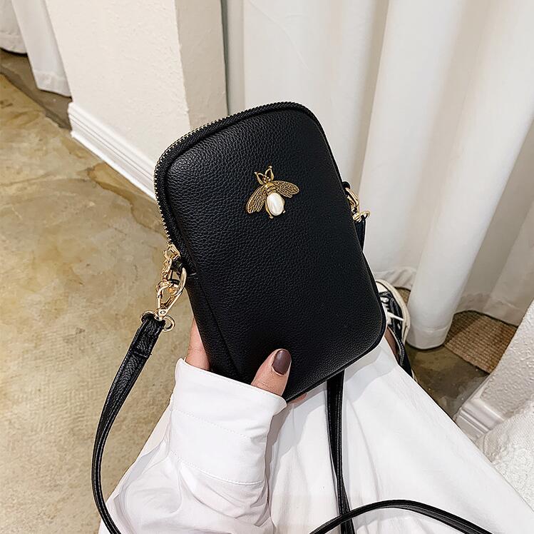 

Factory wholesale women wallet sweet small pure and fresh pearl adornment receipt purse pures color leather all-match womens handbag street trend grid cell phone bag, Red2(boutique box)