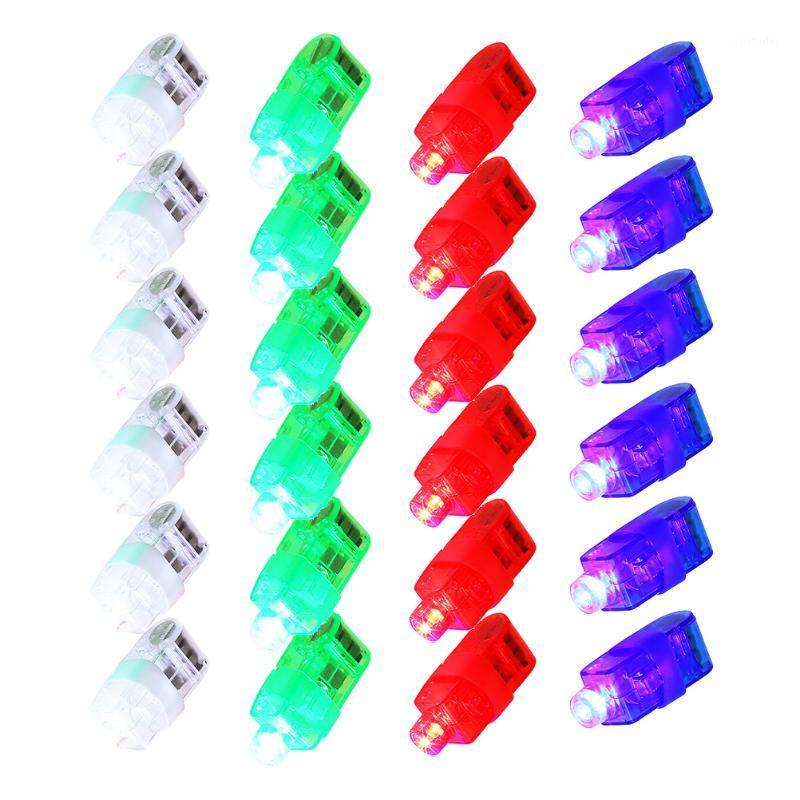 

Party Decoration 24pcs Plastic Light Ring Lights Finger Favors Flashlights