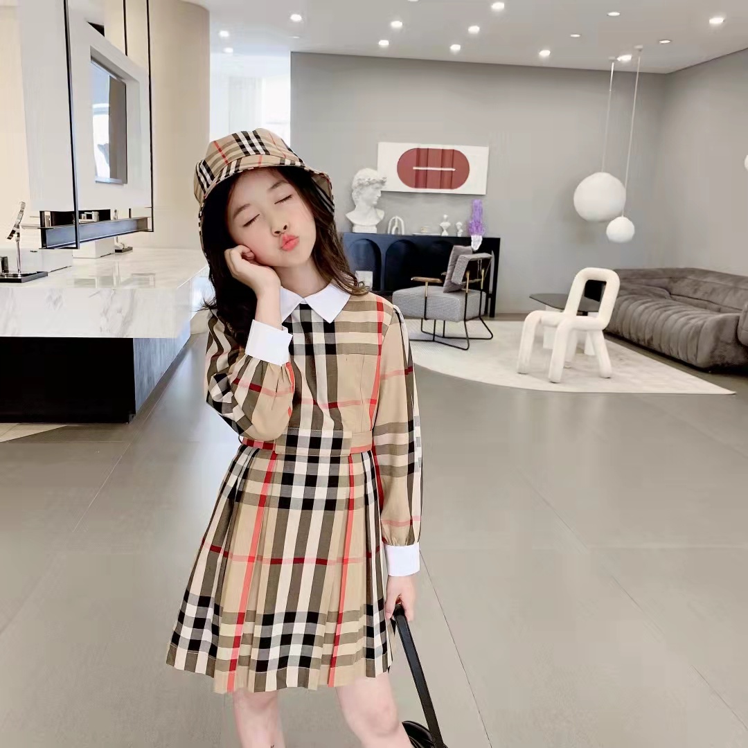 

kid winter plaid dress clothing set 100-160 cm baby girl skirt flower wedding cotton material toddler child girls fashion outwear, Customize