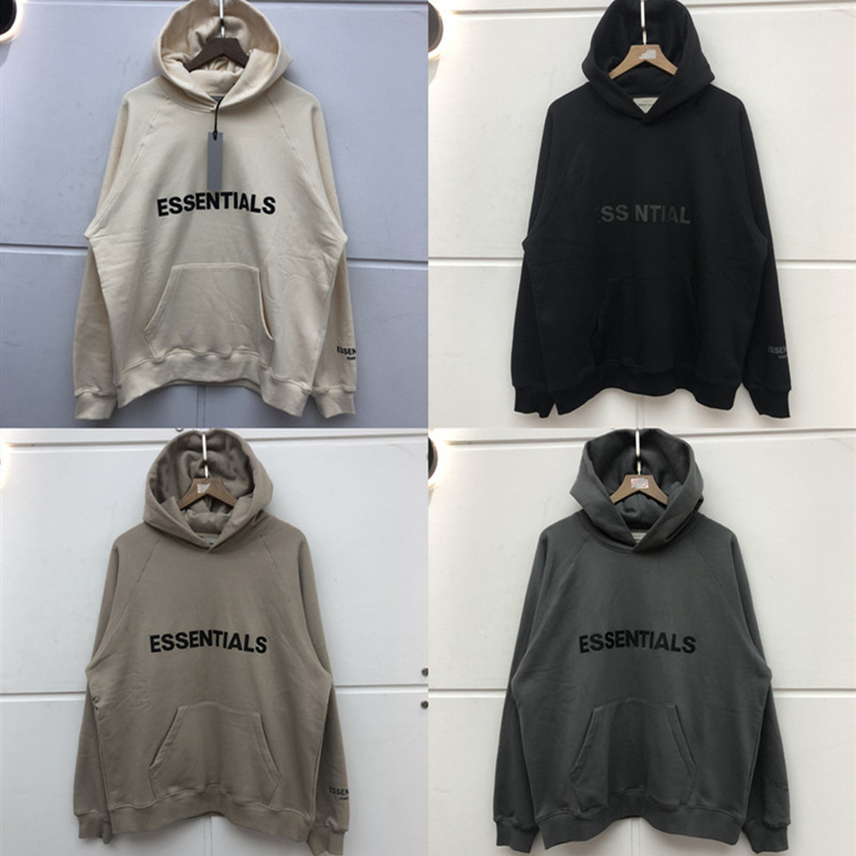 

2021 New Hoodie Hoody Men Women 1:1 Top Quality Oversize Fog Pullover Essentials Sweatshirts Inside Tags Jnpb
