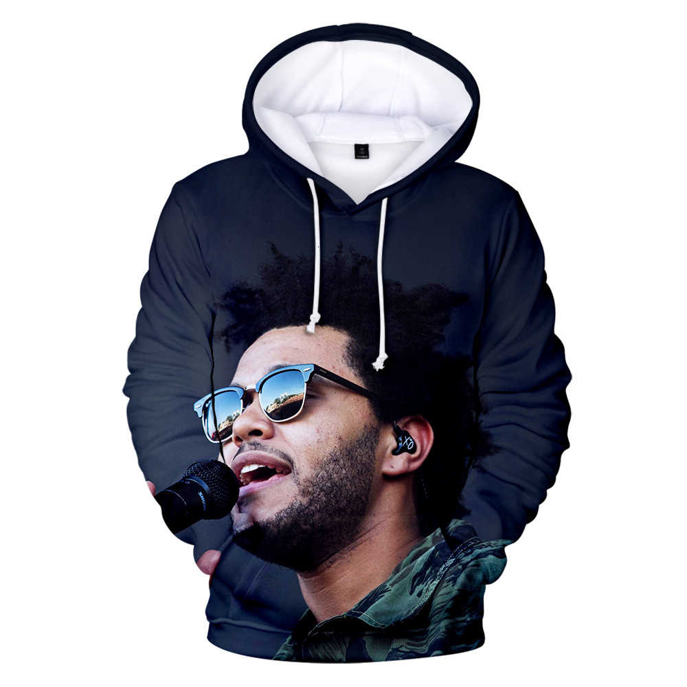 

PulloverNew Hip hop 3D Clothes Printed Kpop Hoodies Men/Women THE WEEKND sweatshirt Hoodie Brand men's Clothing X1020M9TJ, Black
