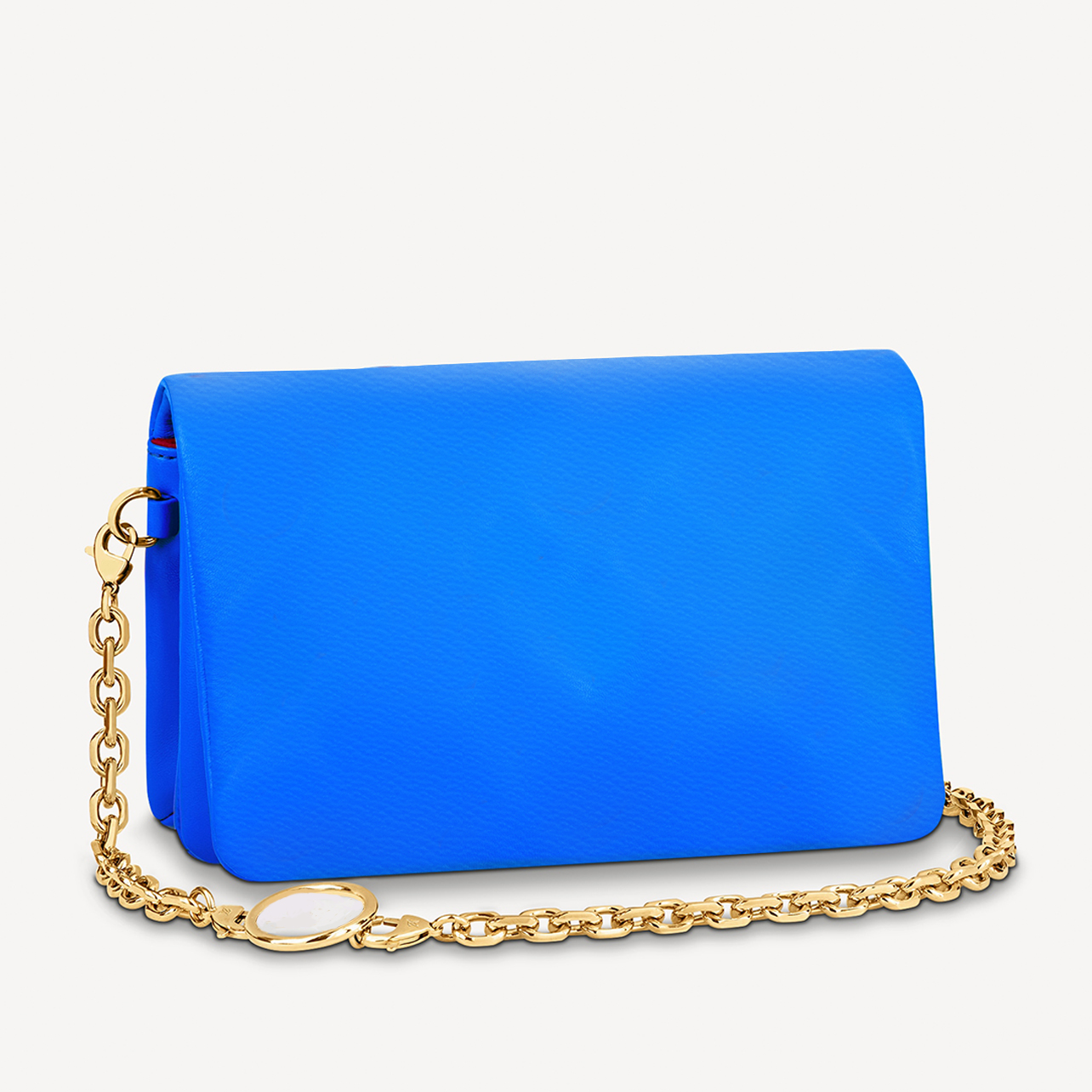 

Pochette Coussin Chain Puffy Bags Bright Vibrant Colors as Pink Purple Mint Yellow Blue Red Two Tone Letter Embossed Fashion Crossbody