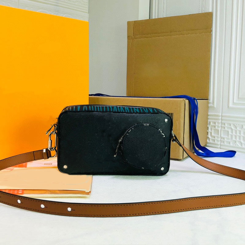 

Handbag Women Luxurys Designers Bag 2021 Shoulder Bags Retro Camera Patchwork Old Flower Box Genuine Leather Canvas Ajustable Detachalbe Str, No bags;make up the difference