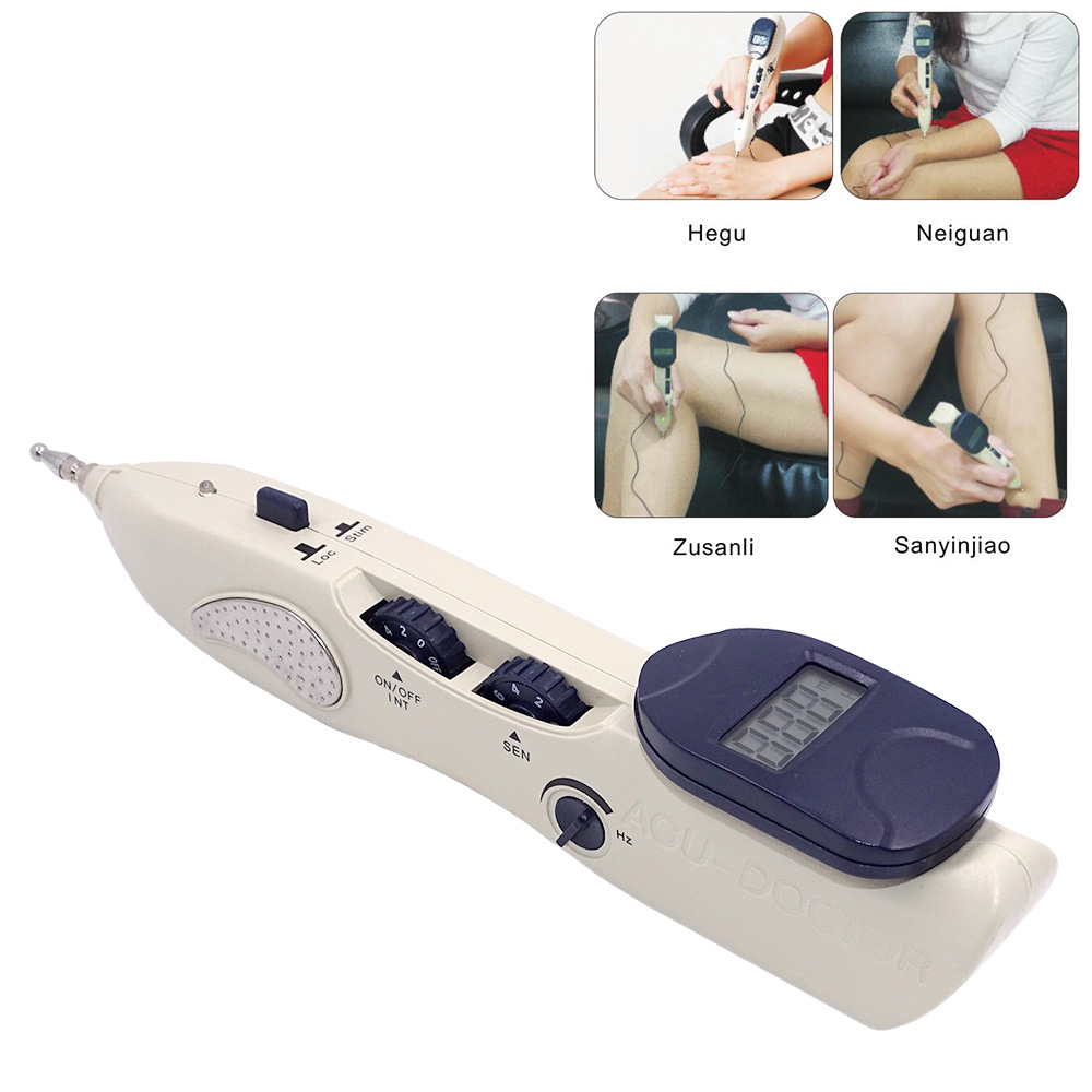 

Handheld Acupoint Massage Pen TENS Point Detector With Digital Display Electro Acupuncture Point Muscle Stimulator Device