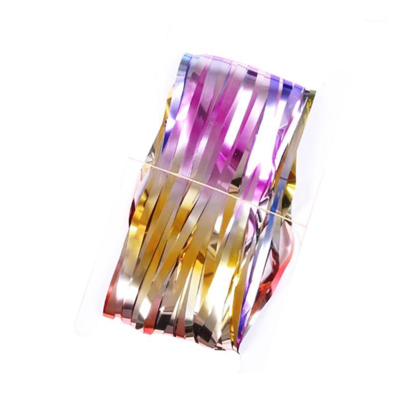 

Party Decoration 1*2m2.5m3m Birthday Wedding El Event Scene Background Blooming Rain Silk Curtain