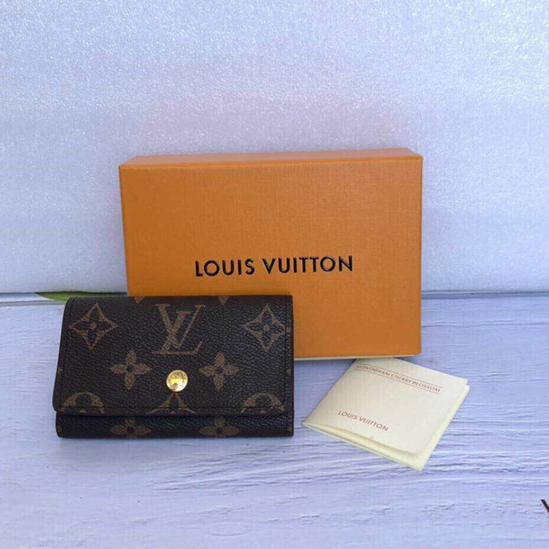 

Louis Vutton Bag Women Luxurys Designers 2021 colorful leather lining Purses Ladies Flap Purse ClutchTotes Dust Wallets With Box 12*9*2cm Co, Red;black