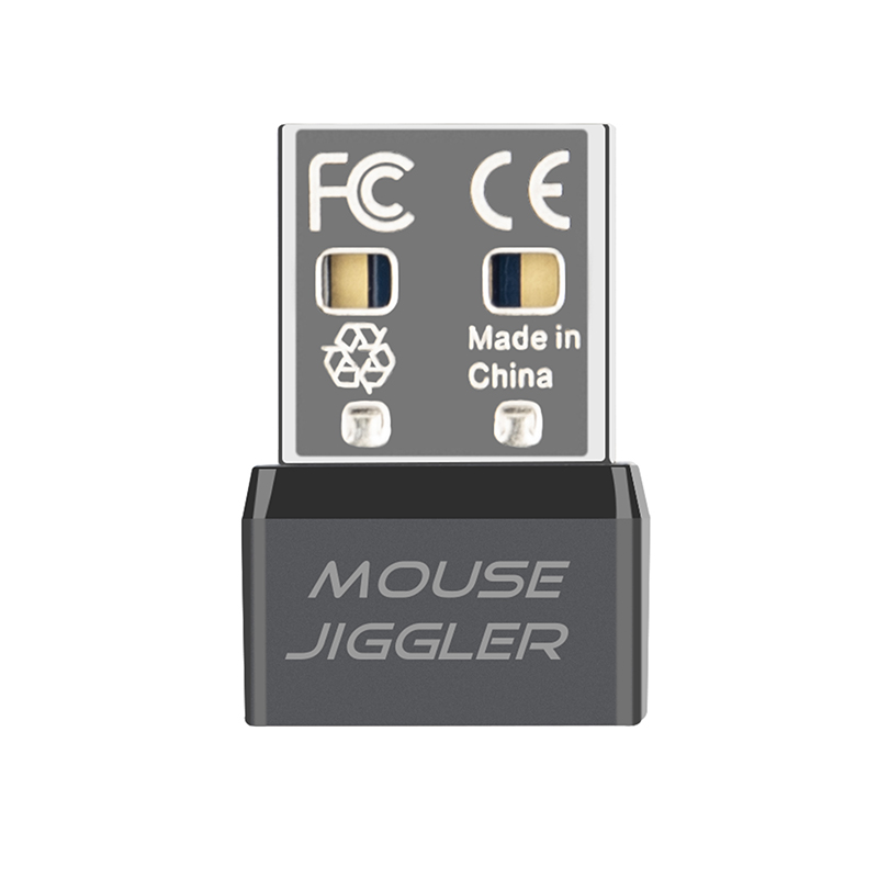 

Mouse Jiggler gadget simulates mouse movement, USB interface, prevents laptop from sleeping, plug and play, no software required - Black