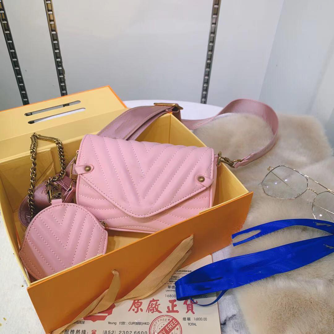 

New 4 Colors Women Shoulder Bags High Quality Womens Chain Crossbody Fashion Genuine Leather Handbags Female Famous Purse Crossbody Bag V683, Green l4