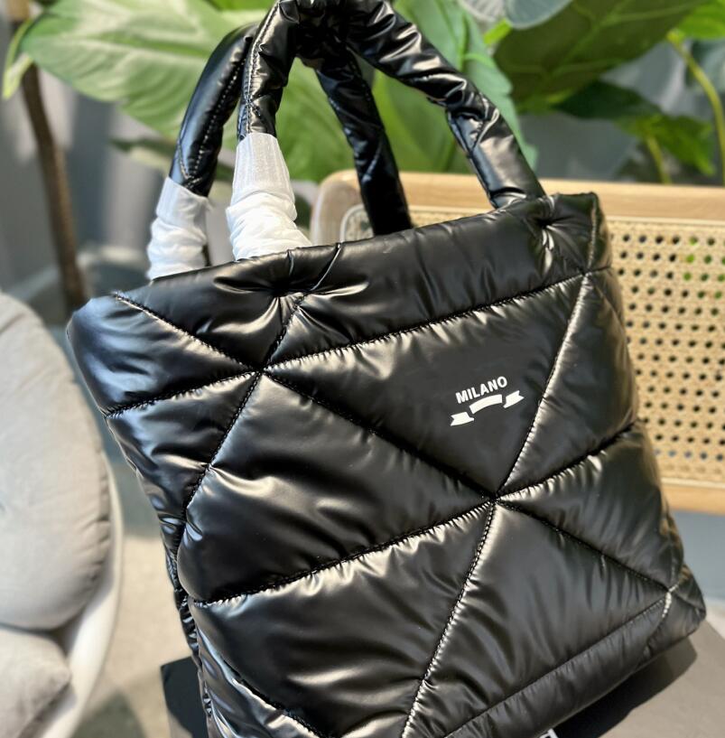 

Feather Winter Totes Women Classic Letters Ladies Handbags Christmas Bags Large Capacity Thread Shopping Bag with High Quality, Price difference