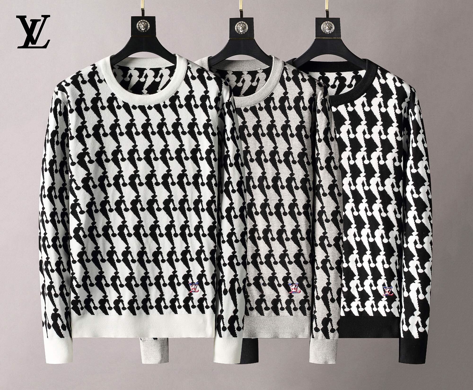 

Winter Wear 2021 Men's Casual Sweater Long Sleeve Knit Letter Embroidered Fashion Unisex Pullover Women's.q28, White