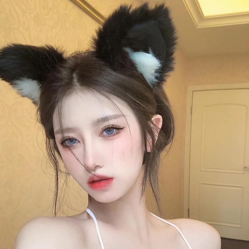 

Hair Clips & Barrettes Cat Girl Headband Ears Maid Head Buckle Bell Performance Headwear Accessories Ladies Party Accessorie, Golden;silver