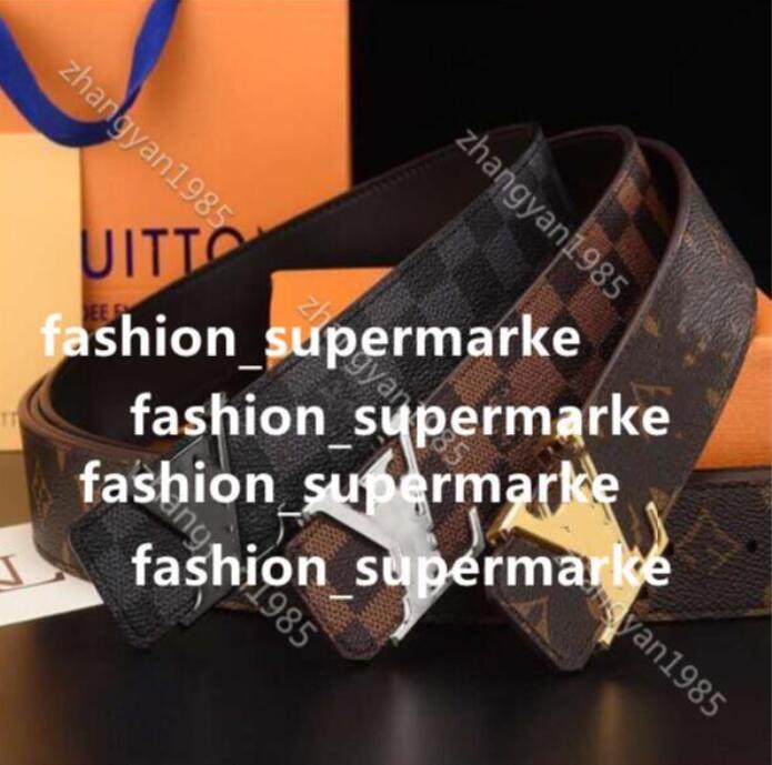 

New Luxury Genuine Leather Belt for Men and Women Fashion Pin Buckle Plaid High Quality Cowhide Designer, Belt no box