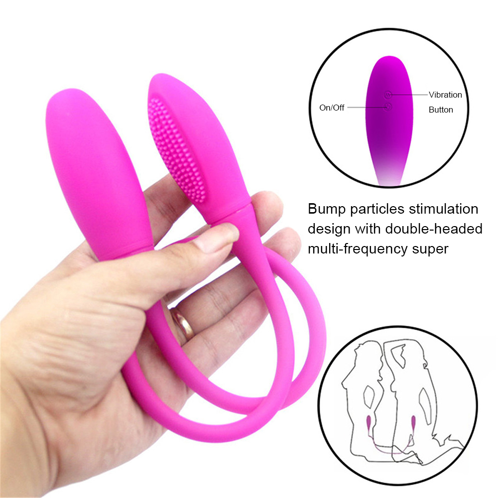 Double Egg Head Motor Clitoris Stimulator For Couple Powerful G Spot Vibrator Vibrating Vagina Intimate Goods Sex Toys For Adult-image-733809156