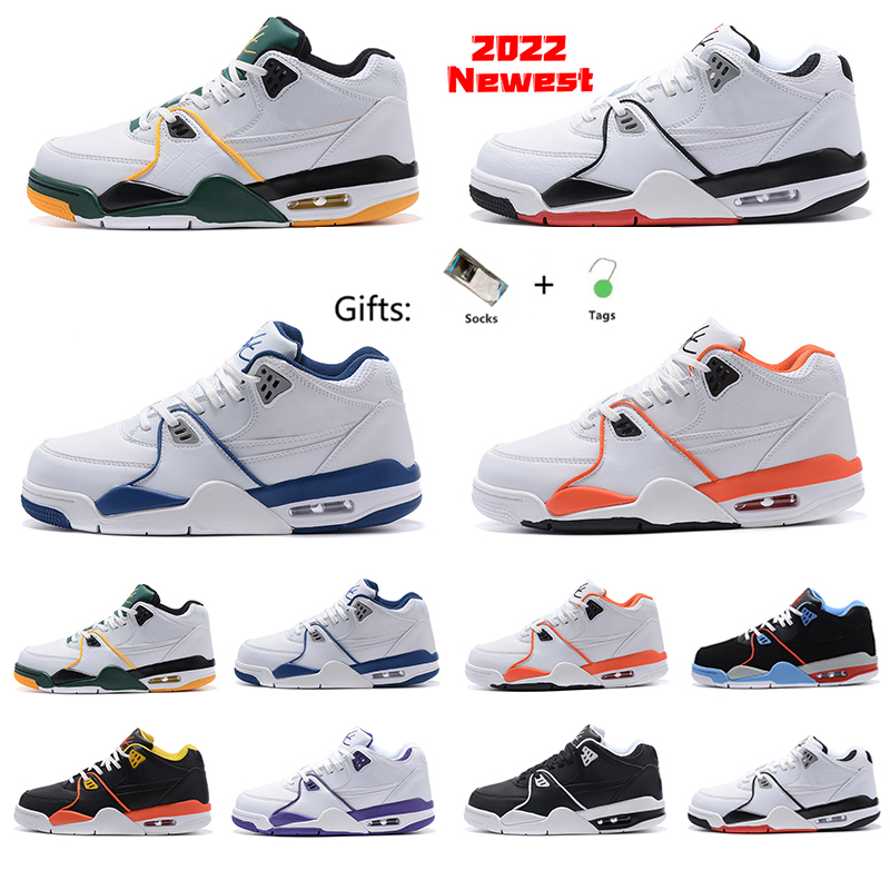

top air Flight 89 mens running shoes Court purple Raygun Black white oreo Rucker Park True Blue Royal red yellow 89s men sports sneakers outdoor jogging walking 40-45, Pay for box