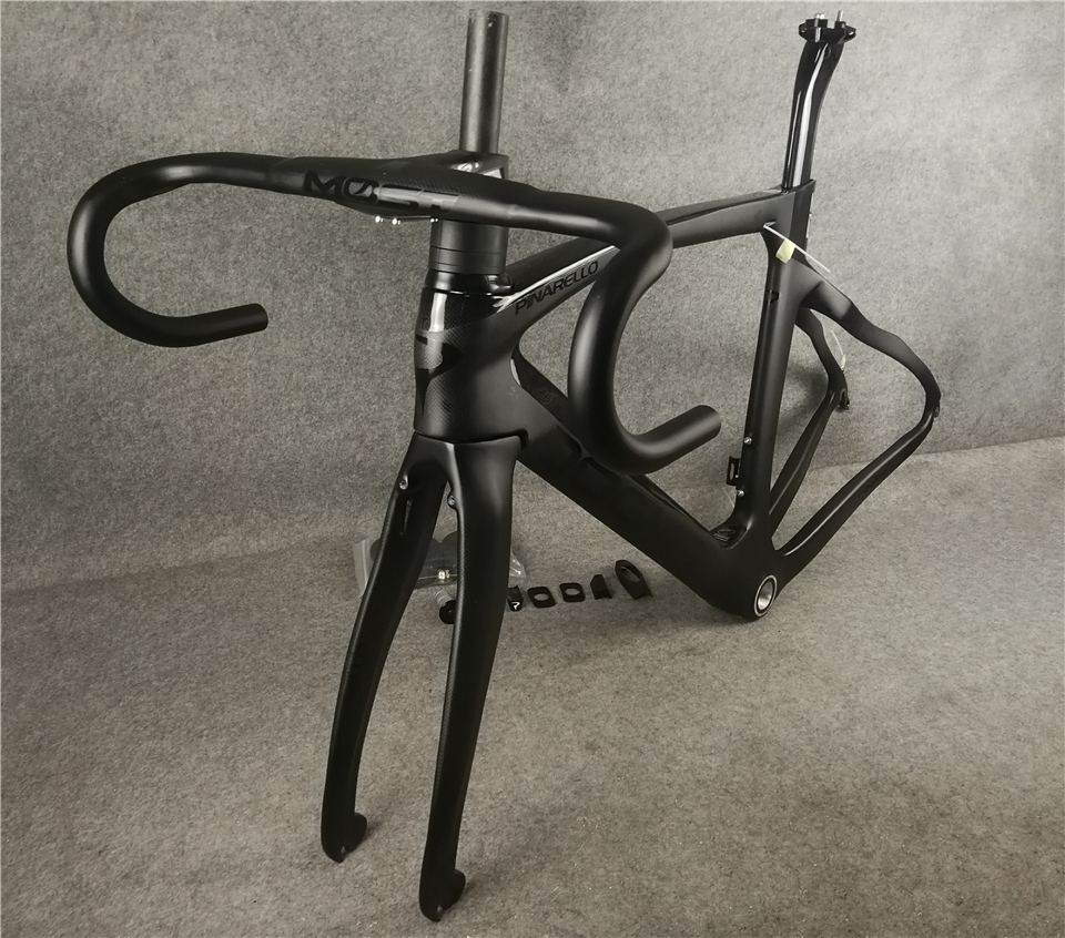 

T1100 1K Matte F12 Frame Blue Color Carbon Road Bike Frames Bicycle Frameset + F12 Handlebar BB68