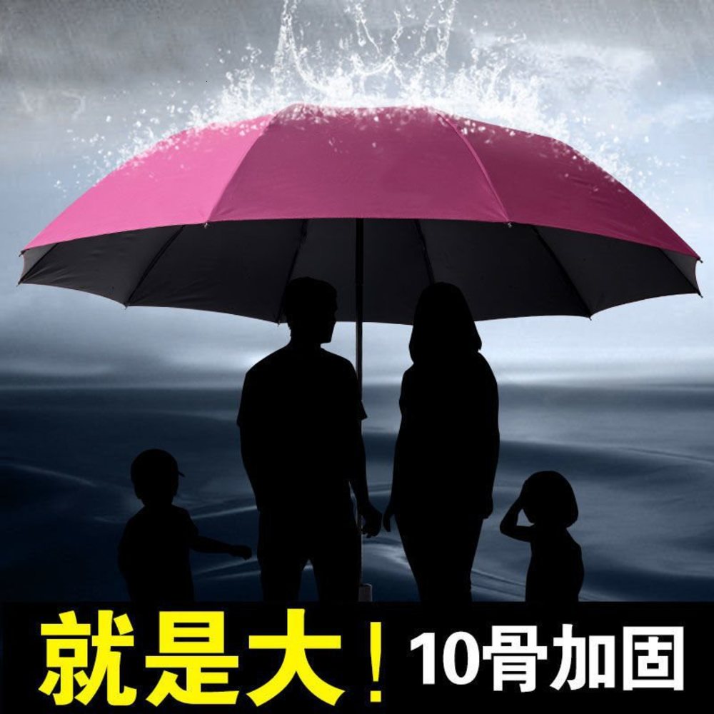 

Large and super large rain sunshine umbrella for three men women