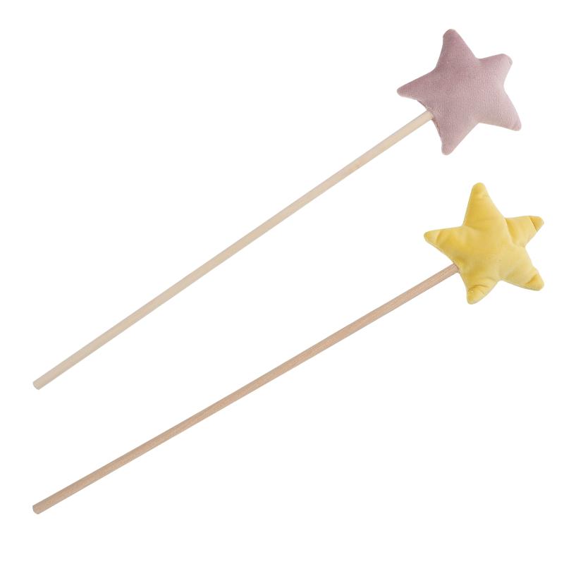 

Hair Clips & Barrettes 2pcs Star Shaped Fairy Wand Decorative Costume Prop Decoration, Golden;silver
