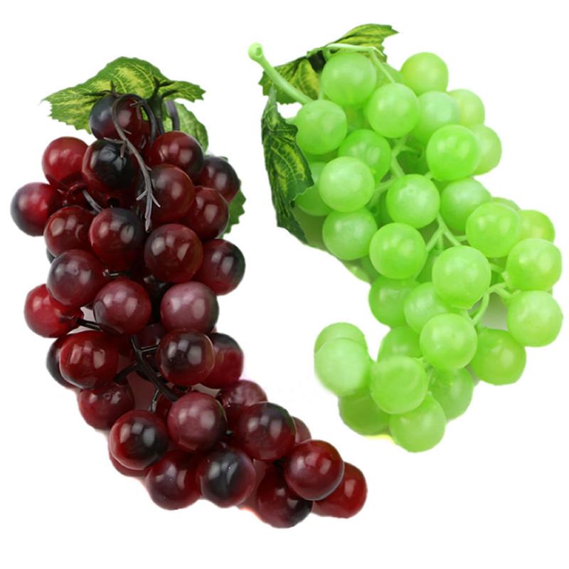 

Party Decoration 1Pc Artificial Fruit Grapes Plastic Fake Decorative Lifelike Home Wedding Birthday Garden Decor Supplies