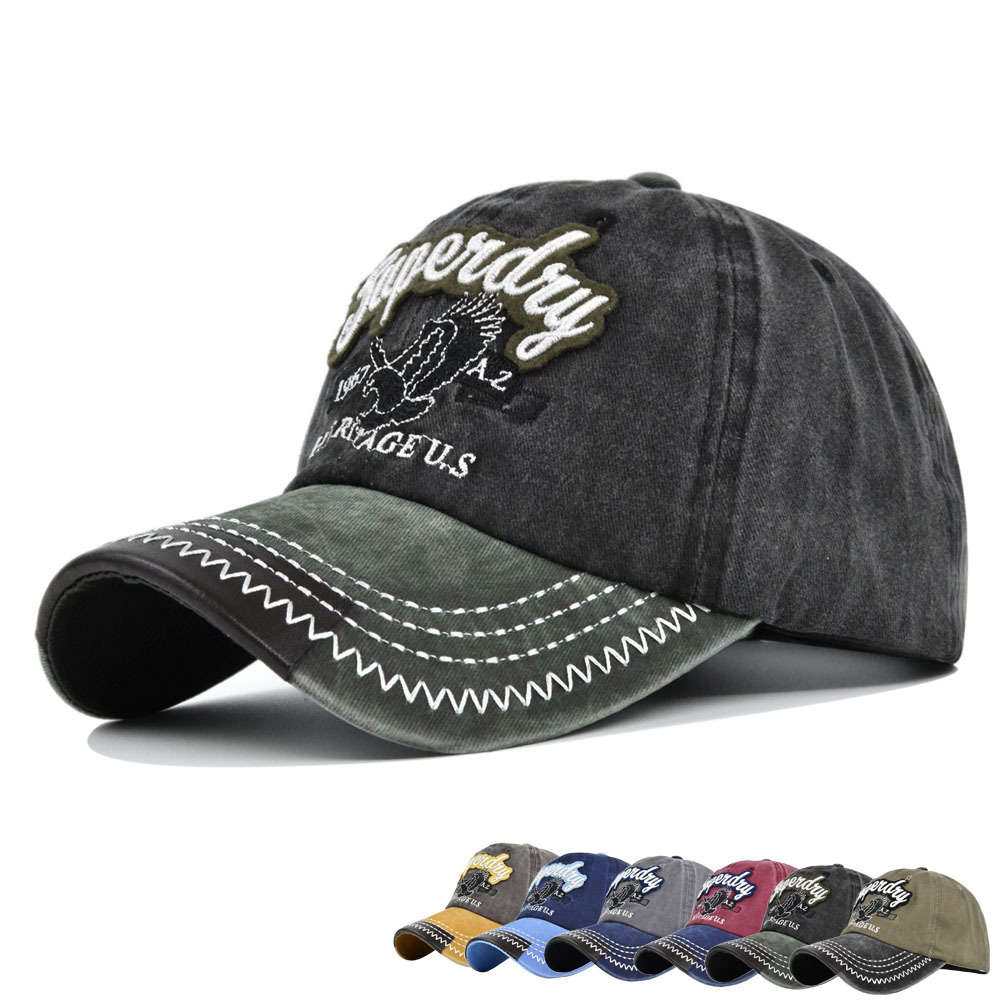 

,snapback Wash water baseball cap superday Embroidered Baseball Cap three dimensional cloth embroidered duck tongue hat sunshade, Blue;gray