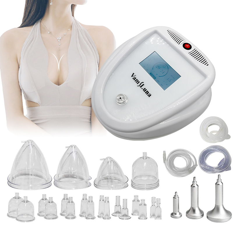 

LED Touch Screen Panel BODY Shape Breast Enlargement Pump Butt Lifting Vacuum Therapy Cupping Guasha Massage Machine With 24 Cups