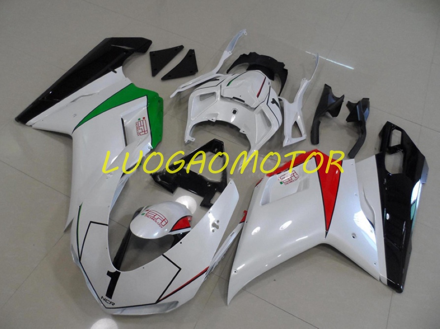 

Injection Fairings kit Fairing kits for DUCATI 1098 848 1198 Bodywork 1098S 848S 1198S Cowlings 2007 2008 2009 2010 2011 Custom Gift BACK Cover Red White Black