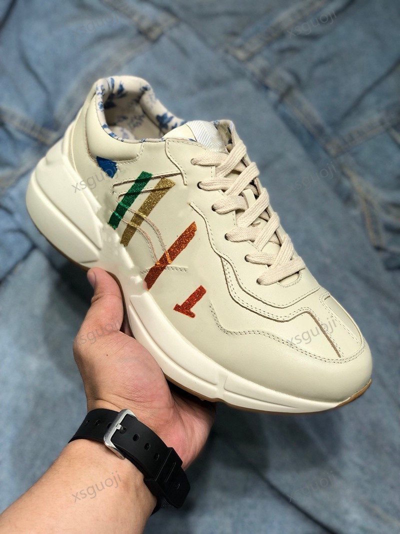 

Fashion luxury men's jogging shoes classic print casual basketball women's outdoor sneakers size 35-45, Black