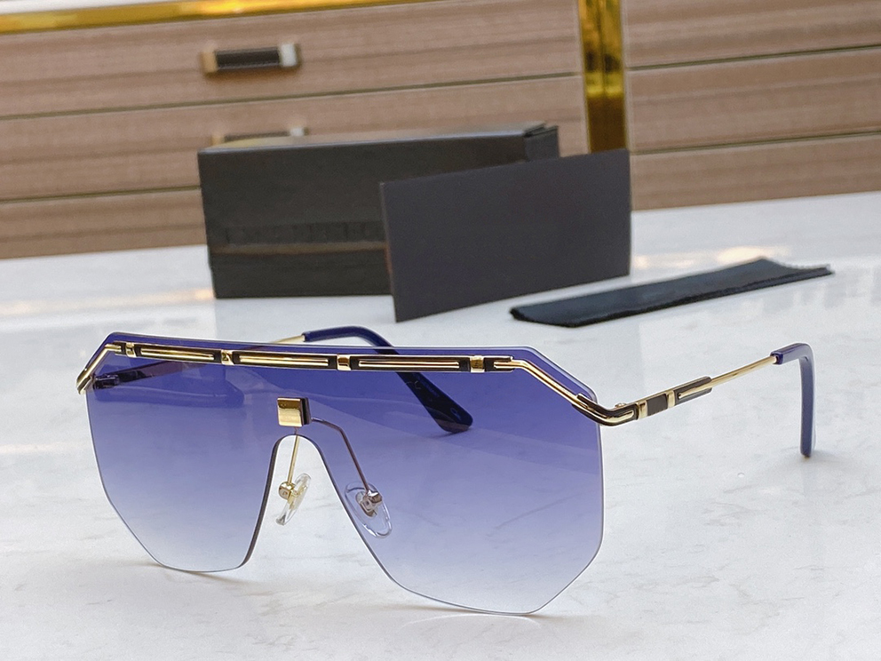 

New style Fashion Sunglasses High quality Polygonal angular lens standard metal frame Women Men Simple straightforward style cool galsses