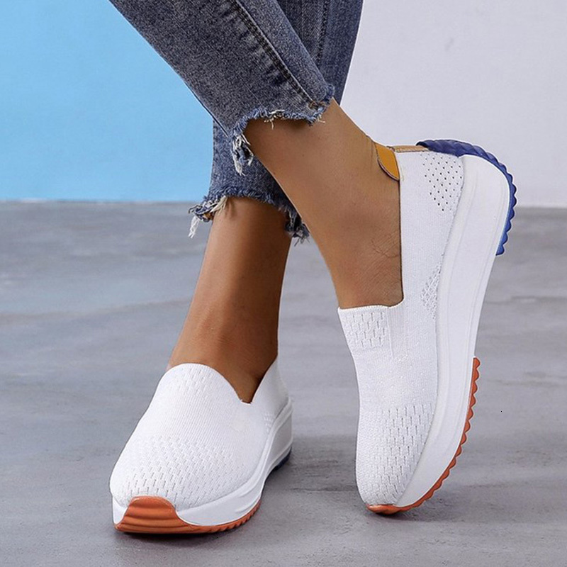 

2021 New Women Flat Mesh Ladies Breathable Vulcanized Casual Fashion Comfortable Sneakers Solid Color Light Shoes Ik5y WSL5, Light brown