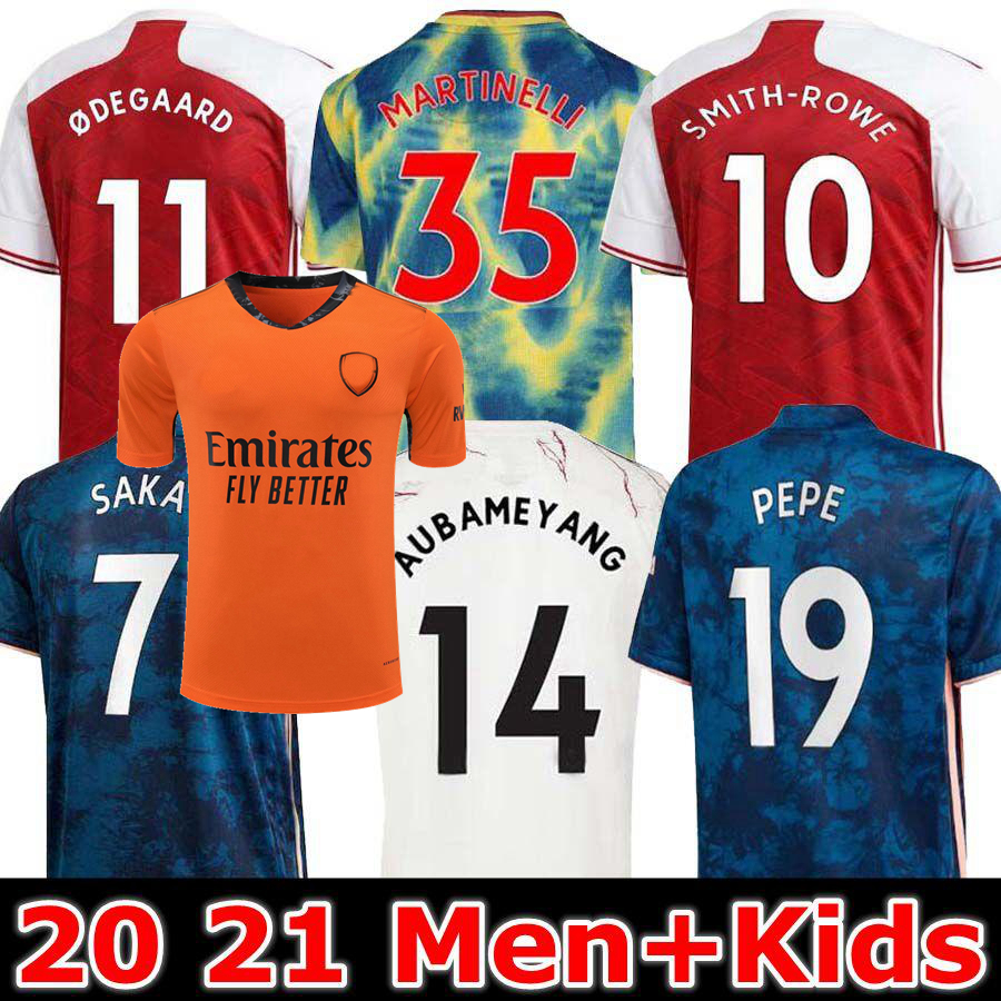 

20 21 Arsen ODEGAARD THOMAS soccer jersey WILLIAN LENO PEPE NICOLAS CEBALLOS HENRY TIERNEY 2020 2021 football men women shirt Jerseys 4XL, Black;yellow
