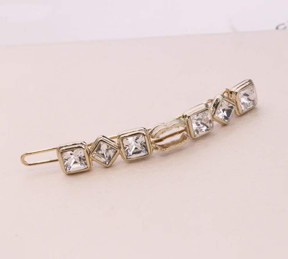 

Top quality hair clip with diamond for women wedding party engagement jewelry gift have box stamp PS3687