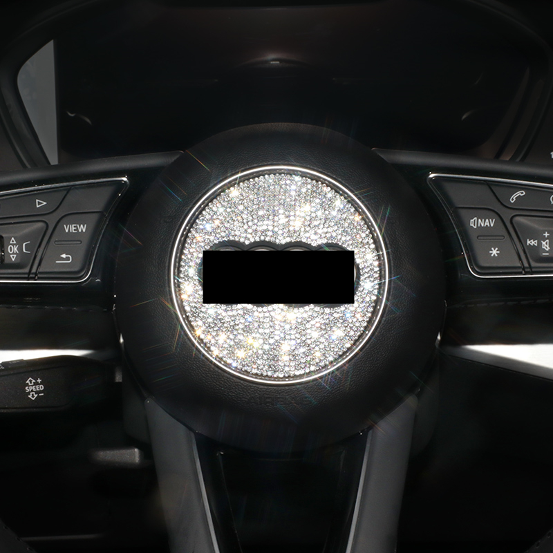 

Car Accessories Interior Decoration Bling for Audi Models of Steering Wheel A3 A4 A5 A6 A7 Q3 Q4 TTS S5 RS Series etc. Women Men