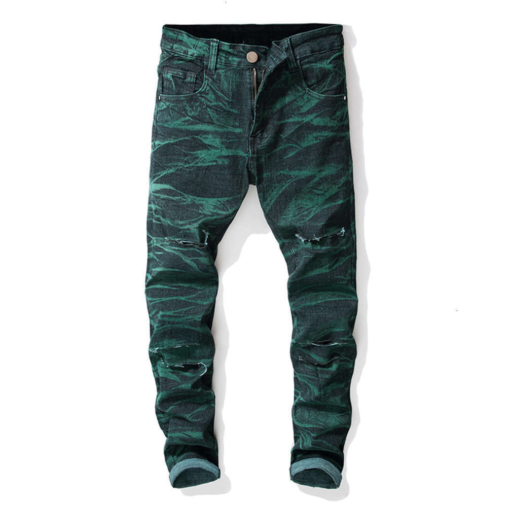 

Men's straight jeans in spring 2021, Blue
