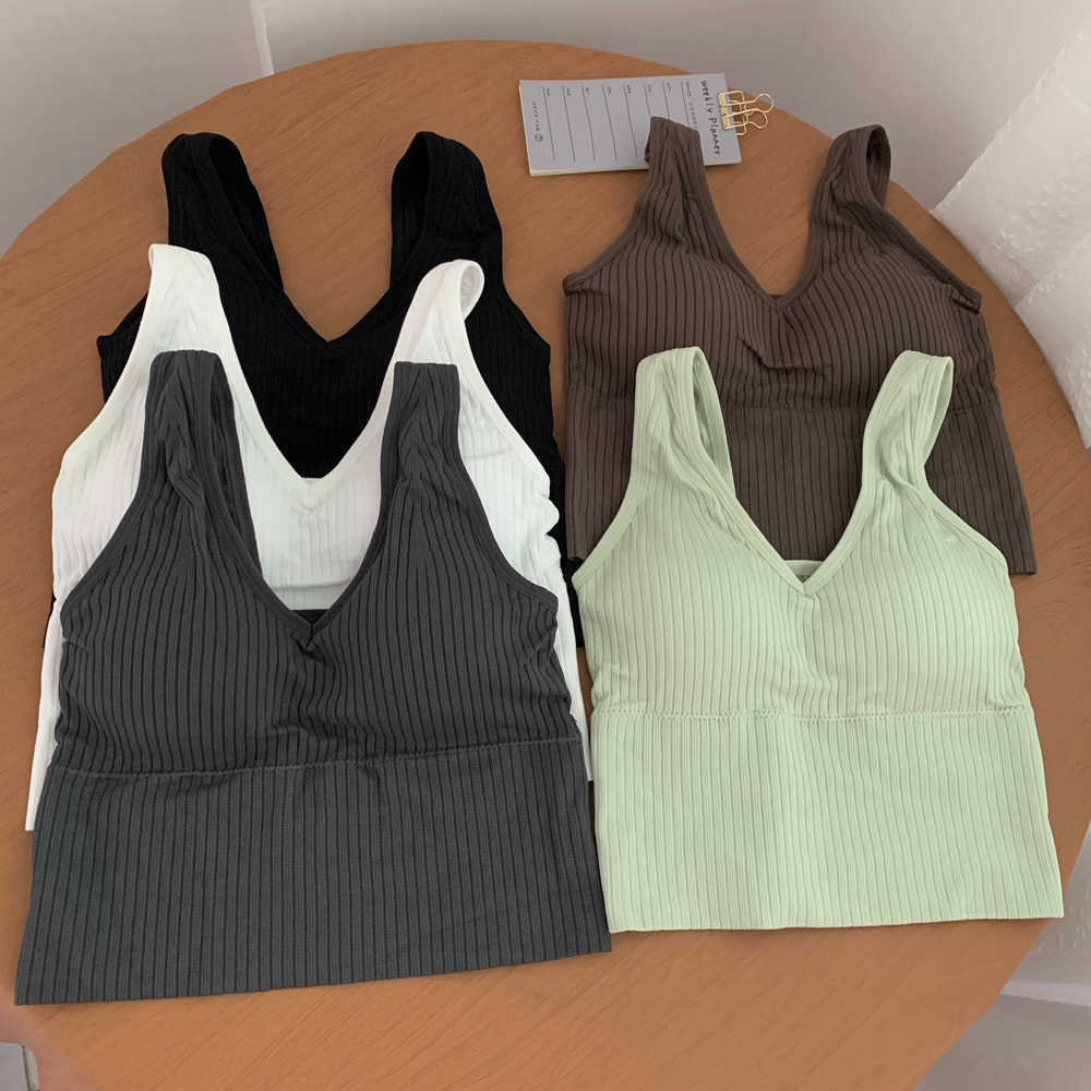 

Bustier Tops Women Crop Off Shoulder Sexy Tank Female Sleeveless Solid Casual Y2K For Summer Corset 210604, Dark grey