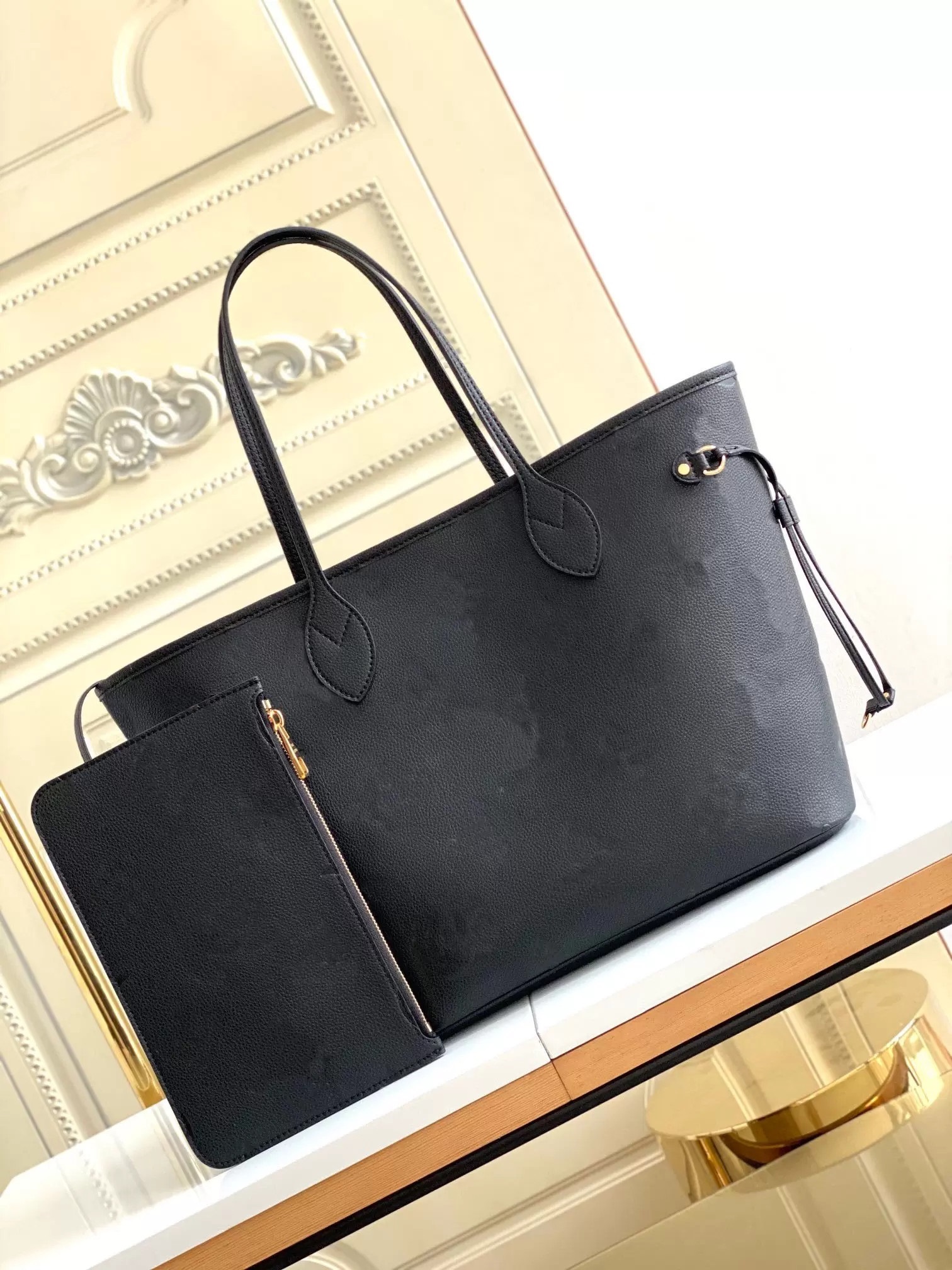 

Designers Handbags Women Leather Shopping Shoulder Bags New Messenger Crossbody Bag+Coin Purse Wallet Classic Tote, Brown flowers